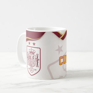 Café Taza personalizada de fútbol de España