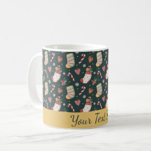 Café Taza personalizada de galletas y calcetines de Nav