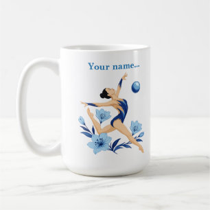 Café Taza personalizada de gimnasia rítmica