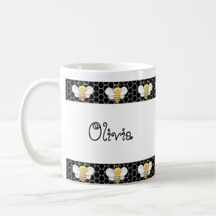 Café Taza personalizada de la abeja
