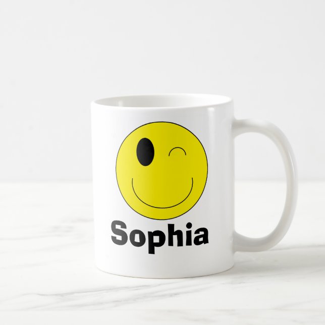 Café Taza personalizada de la emoji (Derecha)