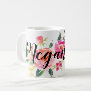 Café taza personalizada de la flor de la primavera