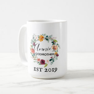 Café Taza personalizada de la madrina