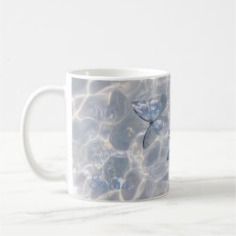 Café Taza personalizada de la mariposa mística