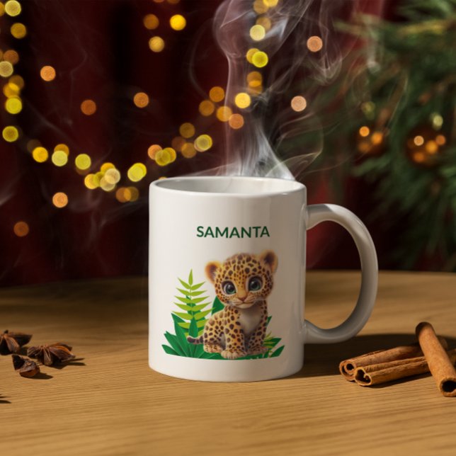 Café Taza personalizada de leopardo  (Subido por el creador)