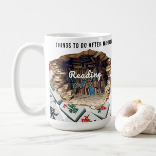 Café Taza personalizada de Mahjong para amantes de los 