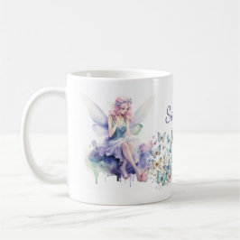 Café Taza Personalizada de Mariposa Mística
