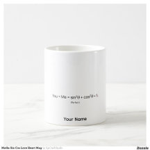 Taza Personalizada de Matemáticas para Parejas con