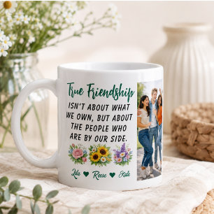Café Taza Personalizada de Mejor Amigo Día de la Amis