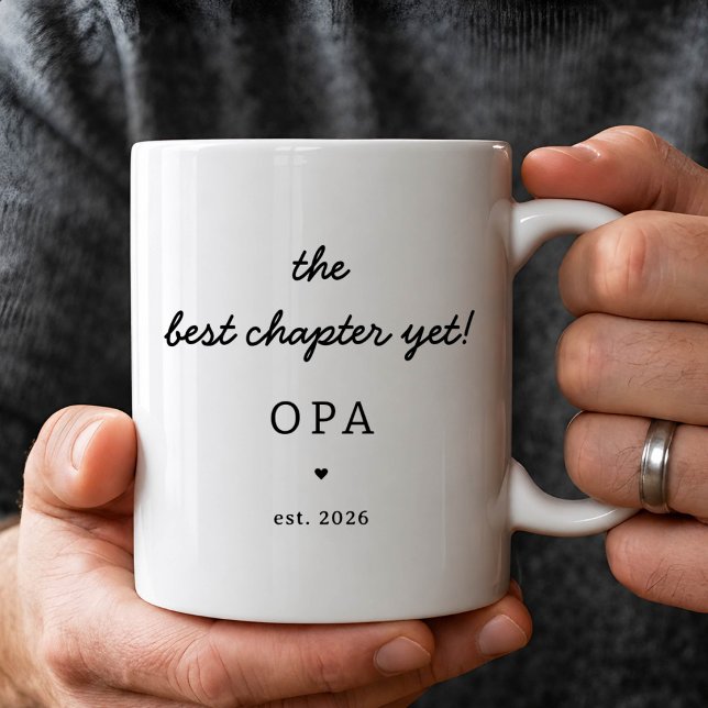Café Taza Personalizada de Opa para Nuevo Abuelo (Subido por el creador)