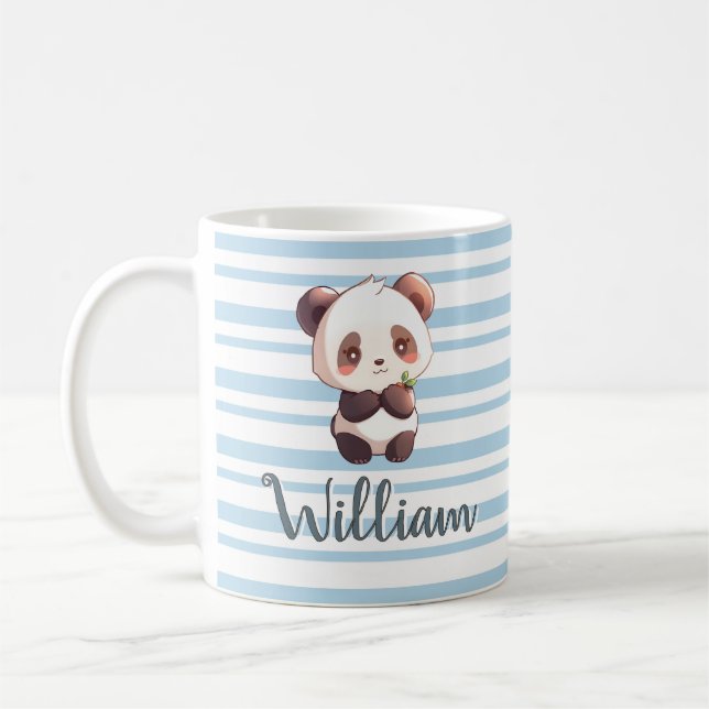 Café Taza Personalizada de Panda (Izquierda)
