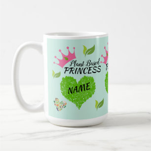 Café Taza personalizada de princesa vegana - Taza vegan