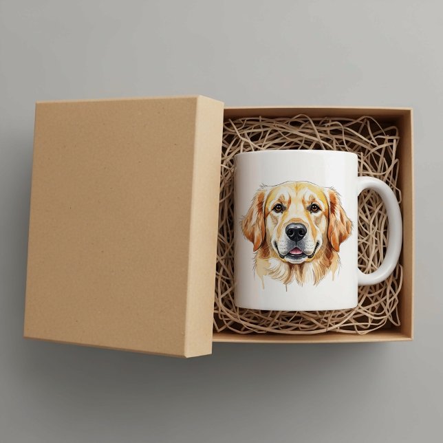 Café Taza personalizada de retriever dorado (Subido por el creador)