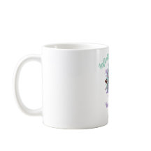 Taza personalizada de San Valentín y morado y azul