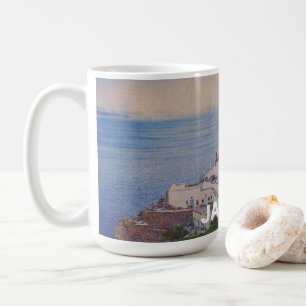 Café Taza personalizada de Santorini Grecia