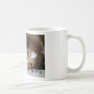 Café Taza personalizada de Sheltie