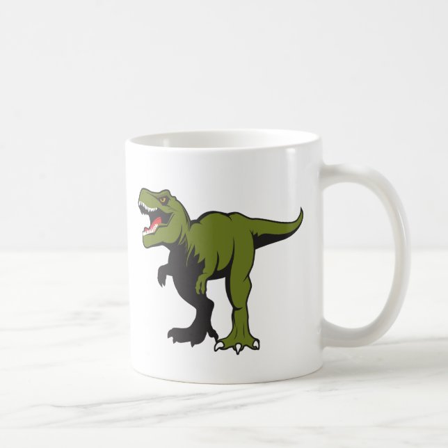 Café Taza personalizada de T-Rex (Derecha)