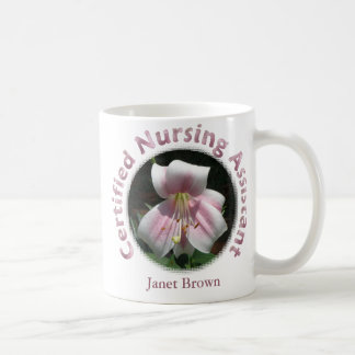 Café Taza personalizada del ayudante de la enfermería
