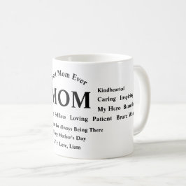 Café Taza personalizada del Día de la Madre