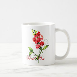 Café Taza personalizada del guisante de olor