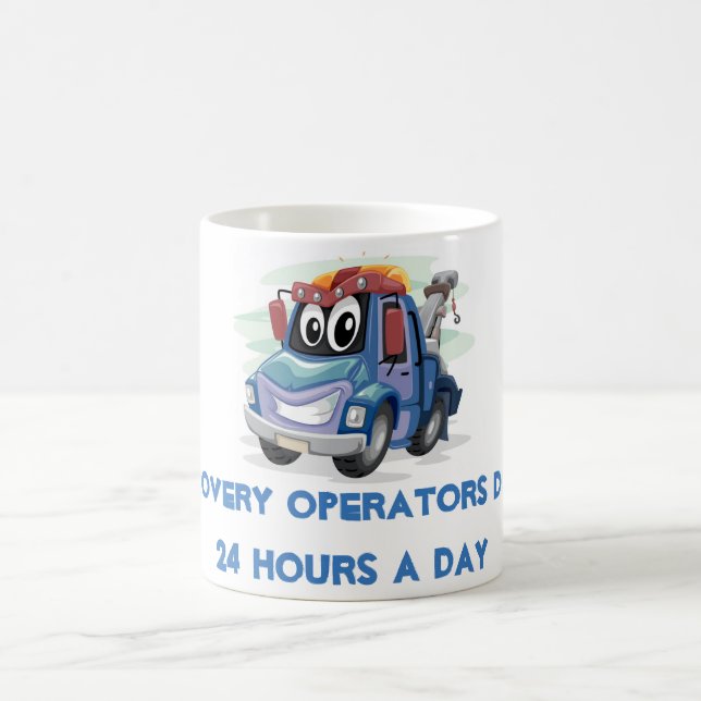 Café Taza personalizada del vehículo de recuperación (Centro)