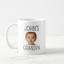 Taza personalizada divertida con foto de bebé para