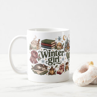 Café Taza personalizada elegante y acogedora de inviern