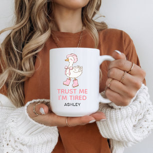 Café Taza Personalizada Estoy Cansado Regalo de Graduac
