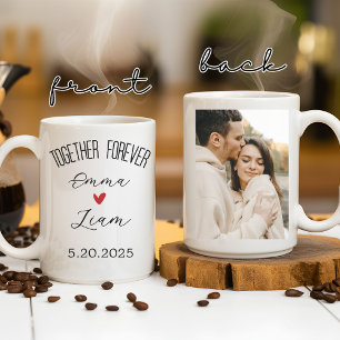 Café Taza Personalizada Juntos Para Siempre, Regalo de 
