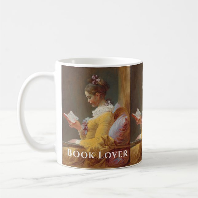 Café Taza personalizada para amante de los libros – Art (Izquierda)
