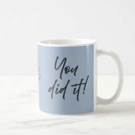 Café Taza personalizada para graduado – Estilo de escri