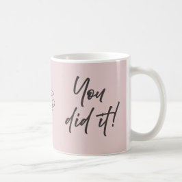 Café Taza personalizada para graduado – Estilo de escri