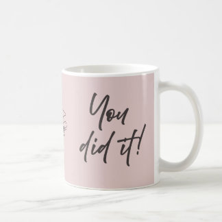 Café Taza personalizada para graduado – Estilo de escri