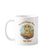 Taza personalizada para mamá de dragón barbudo