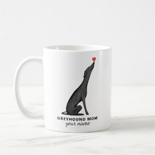 Café Taza personalizada para mamá de Greyhound, Taza co