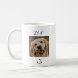 Café Taza personalizada para mamá de perro con 2 fotos