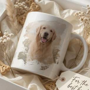 Café Taza personalizada para mamá de perro con foto de