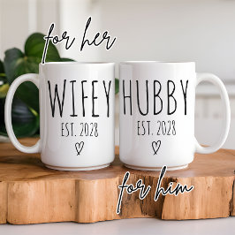 Café Taza personalizada para marido y mujer, regalo de