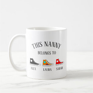Café Taza personalizada para niñera, regalo de niñera t