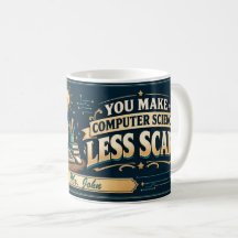 Taza personalizada para profesor de informática, ¡