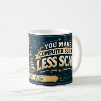 Café Taza personalizada para profesor de informática, ¡
