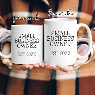 Café Taza personalizada para propietaria de negocio, pa