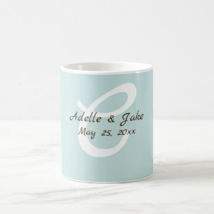 Café Taza personalizada para regalo de boda