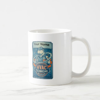 Café Taza personalizada para técnico de HVAC con oso po