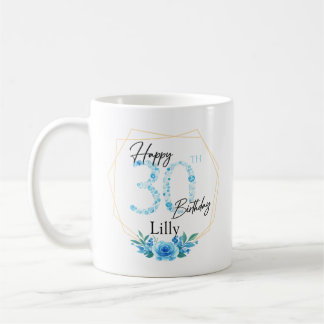 Café Taza Personalizada Regalo de Cumpleaños para Ella 
