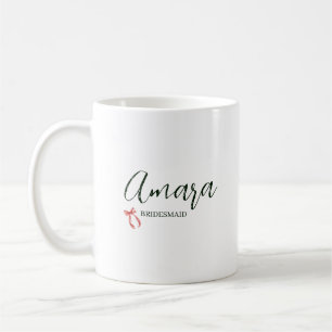 Café Taza Personalizada, Regalo de Dama de Honor