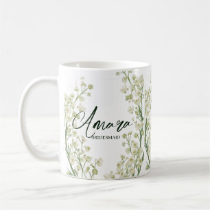 Café Taza Personalizada, Regalo de Dama de Honor