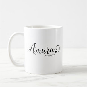 Café Taza Personalizada, Regalo de Dama de Honor