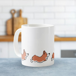 Café Taza personalizada simple de Corgi lindo