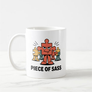 Café Taza Pieza de Sassy – Regalo audaz y divertido par